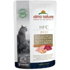 Almo Nature HFC Jelly 24x55g Thunfisch, Huhn Und Schinken