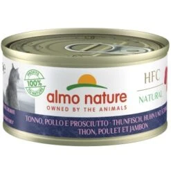 Almo Nature Natural 24x70g Thunfisch, Huhn Und Schinken