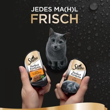 Sheba Perfect Portions 16x37,5g Ente & Truthahn 8 Sheba Perfect Portions 16x37,5g Ente & Truthahn – Bild 6