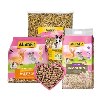 MultiFit Streu-Set Holz + Hanf + Stroh 3 MultiFit Streu-Set Holz + Hanf + Stroh