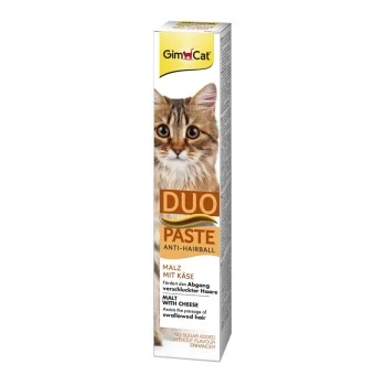 GimCat Duo-Paste Anti Hairball Anti-Hairball Käse + Malz 2x50 G 3 GimCat Duo-Paste Anti Hairball Anti-Hairball Käse + Malz 2x50 G
