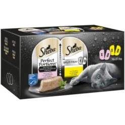 Sheba Perfect Portions 16x37,5g Huhn Und Lachs