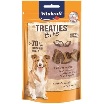 Vitakraft Treaties Bits 6x120g Leberwurst 3 Vitakraft Treaties Bits 6x120g Leberwurst