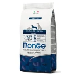 Monge Daily Line Adult Medium Huhn 3 Kg